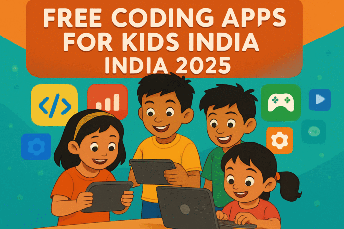 free coding apps for kids in India 2025